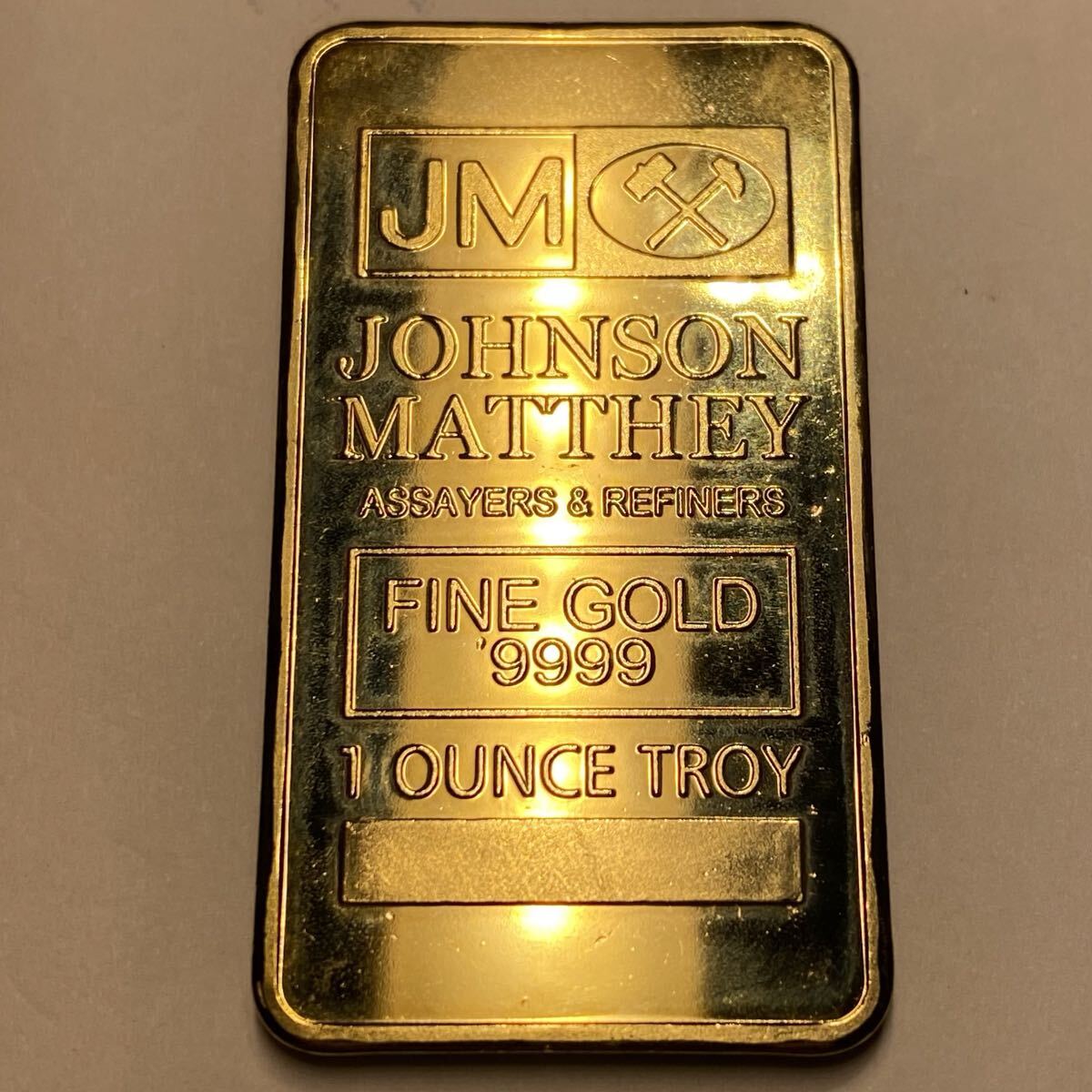 古銭 イギリス金貨 JM 角型金メッキナゲット 50*28*3mm31.66g 金貨コレクション 記念外貨 角型金塊拍卖