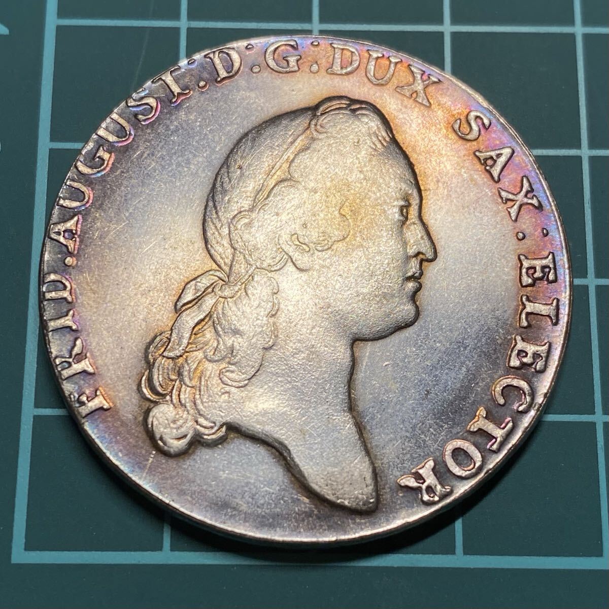 25.12g 銀貨 1775年 フリードリヒ・アウグスト3世 ターラー ザクセン王国(ドイツ) ザクセン王国の第7代国王 古錢 コイン硬貨貿易銀拍卖