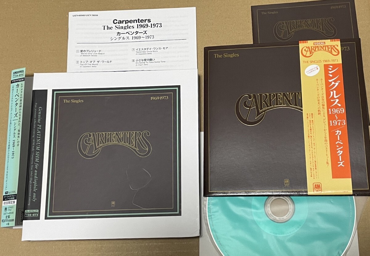 送料込 プラチナSHM Carpenters - The Singles 1969-1973 / カーペンターズ - シングルス / UICY40046拍卖
