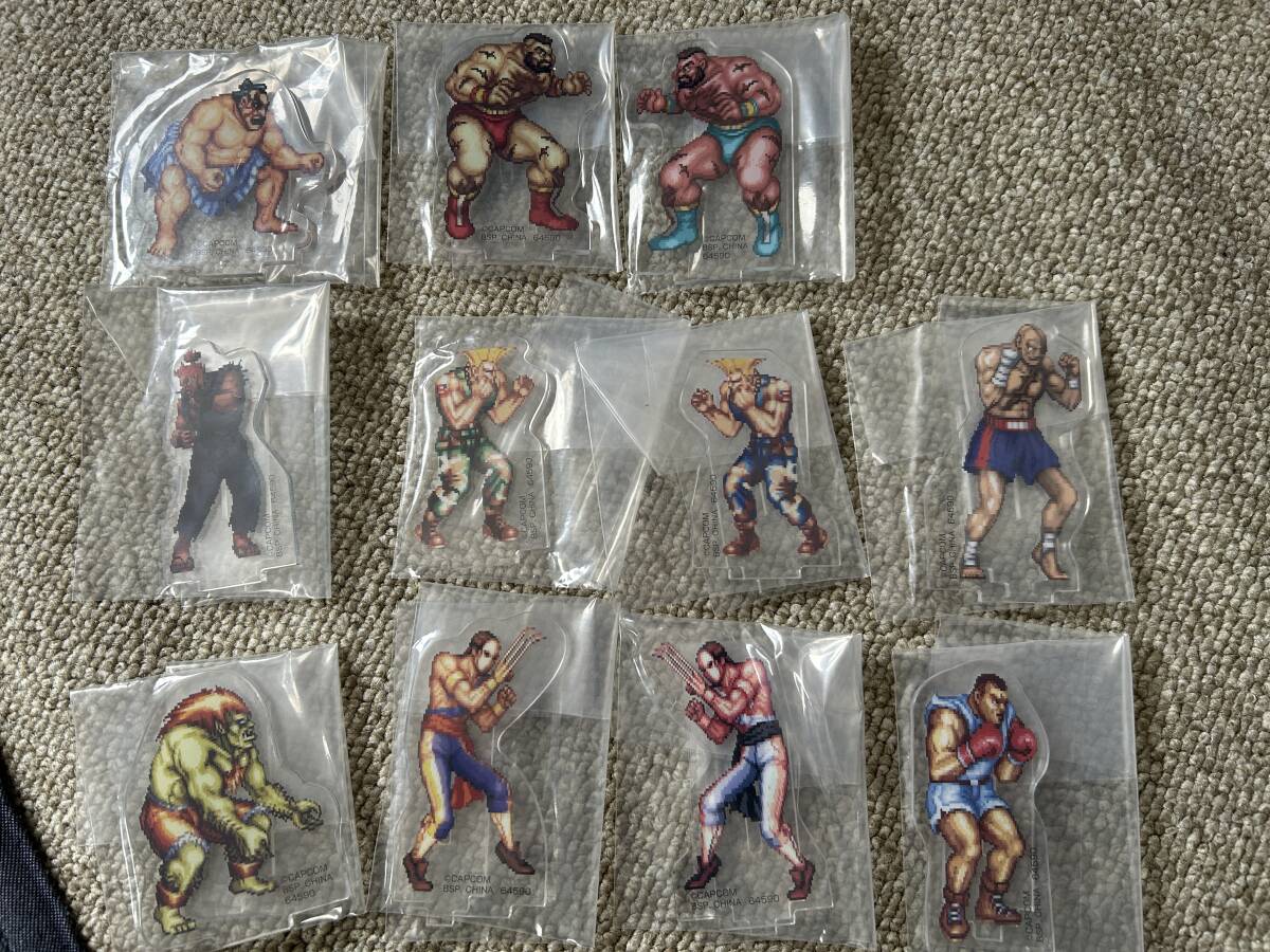 一番くじ ストリートファイター G賞 アクリルスタンド 豪鬼 バルログ2種 ガイル2種 ザンギエフ2種 本田 サガット バイソン ブランカ 11種拍卖