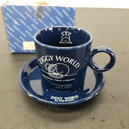 食器 コーヒーカップ ジギーデミタス ZIGGY WORLD カップ&ソーサー A9802A06拍卖