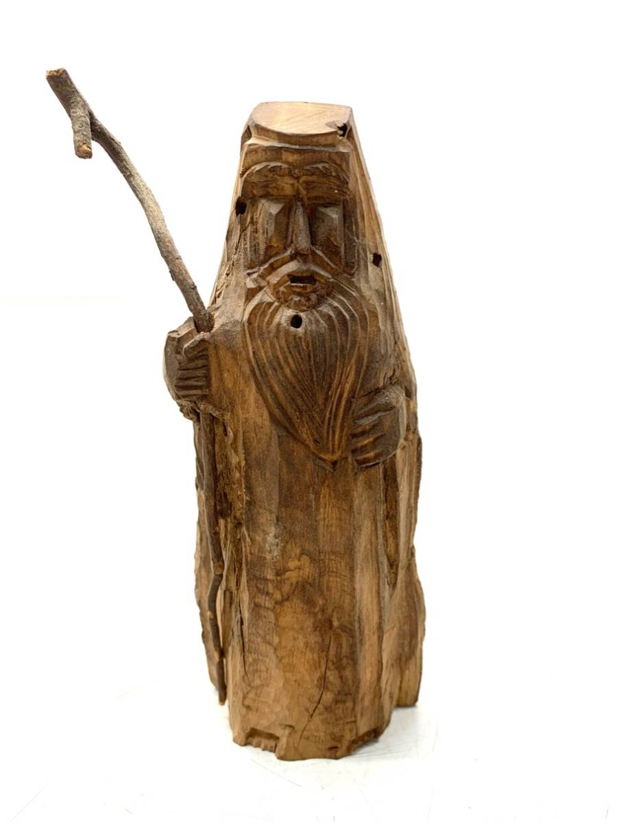 貴重 根彫 寿老人 七福神 人物像 木彫り 骨董 流木アート 仏教美術 レトロ アンティーク ヴィンテージ A9819A99拍卖
