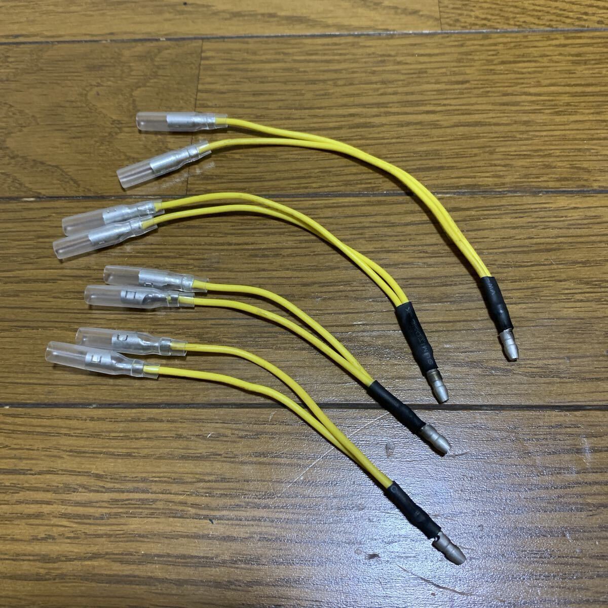 14AWG 分岐配線 純正色 黄 Y配線 電源の分岐 4本拍卖