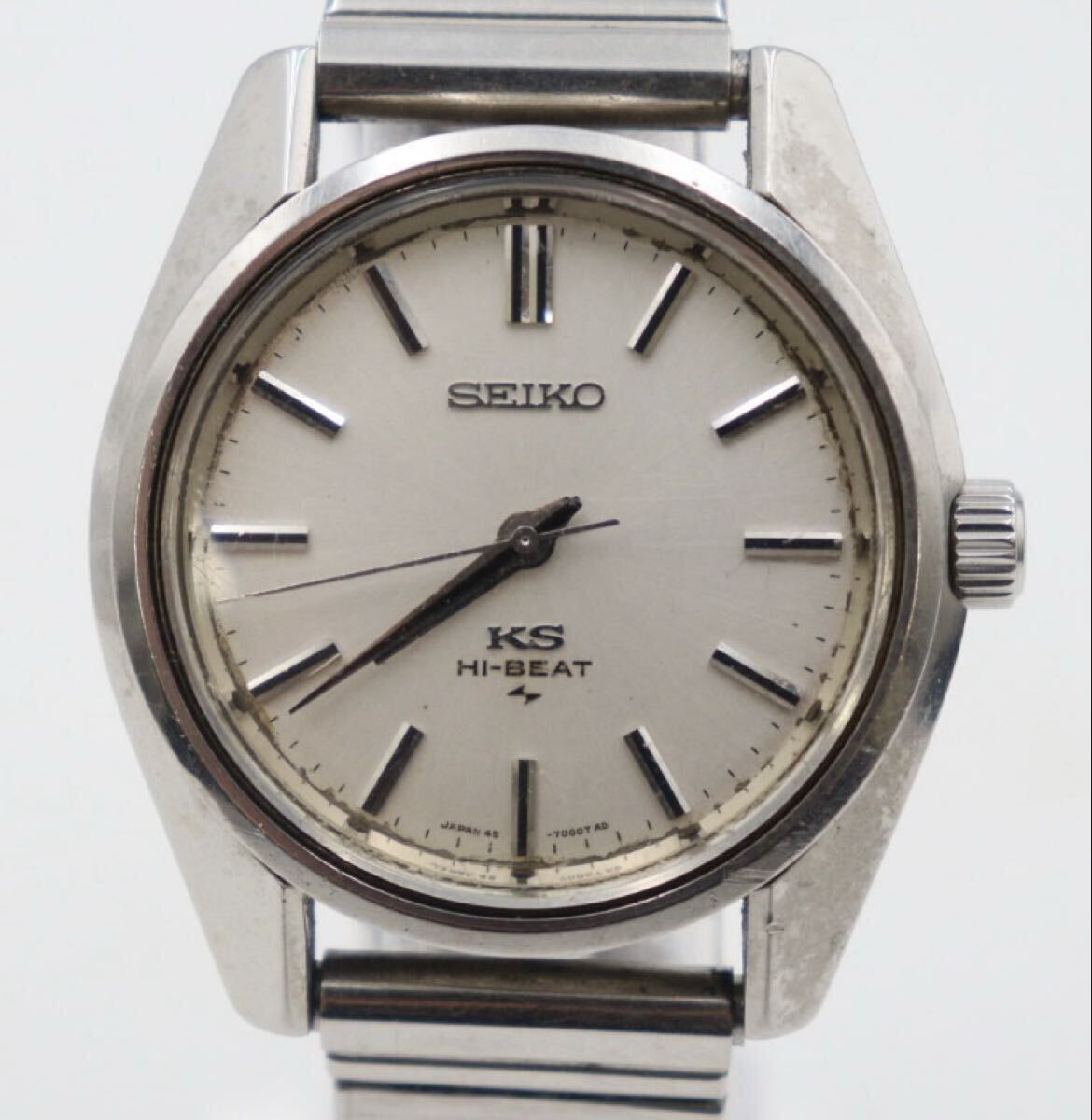 セイコー SEIKO キングセイコー KS ハイビート HI-BEAT 45-7001 メンズ 手巻き アンティーク拍卖