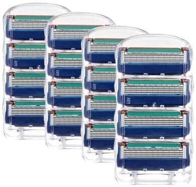 新品 ジレット フュージョン 替刃 互換品 16ケ(4替刃×4セット) Gillette Fusion 青拍卖
