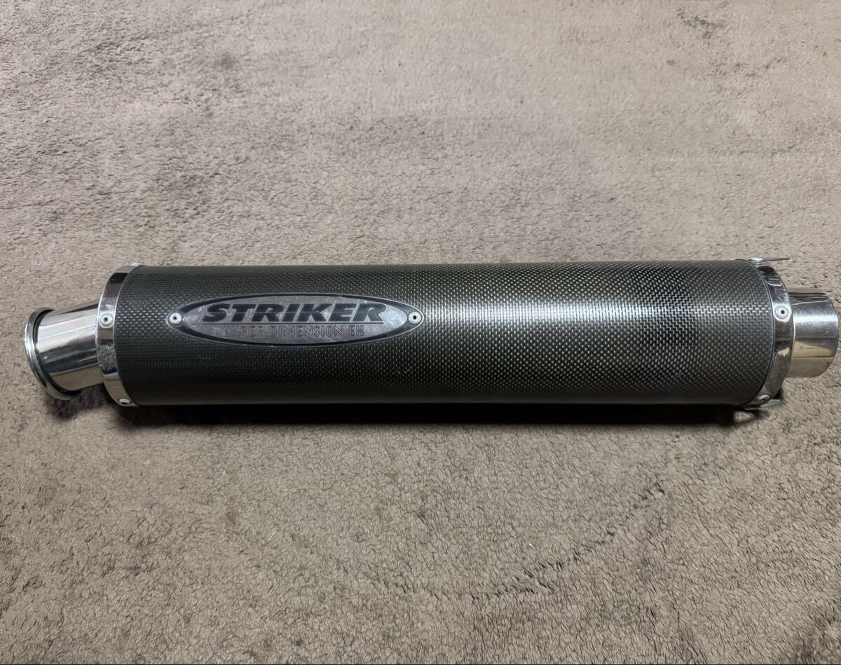 ストライカー サイレンサー 汎用 カーボン ZRX ゼファー Z900RS XJR CB1300 マフラー拍卖