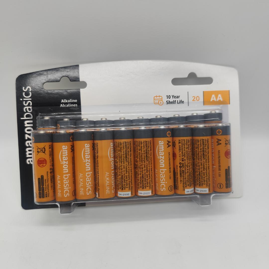 乾電池 単3形 単三電池 アルカリ 20個セット Amazonベーシック拍卖