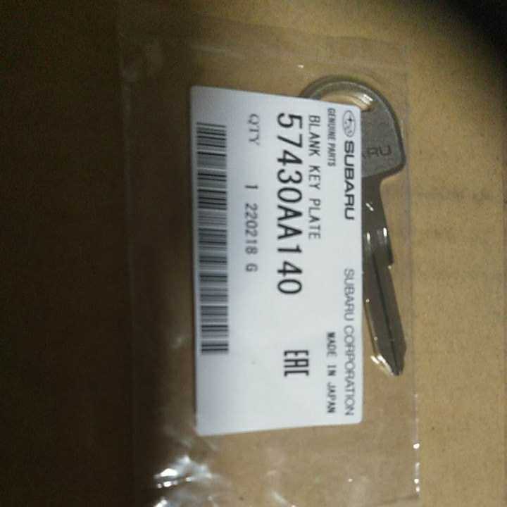 ★即決送料込み スバルサンバーTT2 スペアキー 純正品番57430AA140カギ鍵 未使用品⑪拍卖