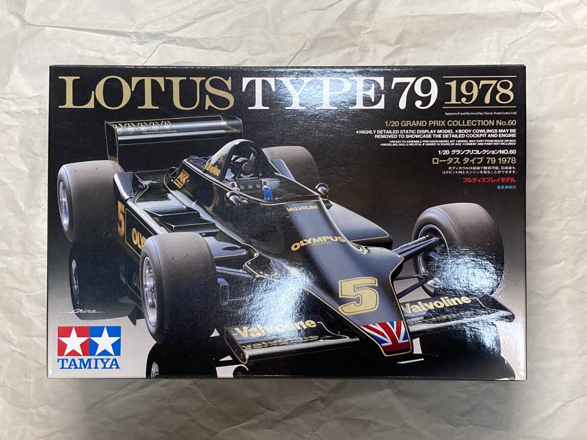 新品 タミヤ 1/20 グランプリコレクション No.60 ロータス タイプ79 1978拍卖