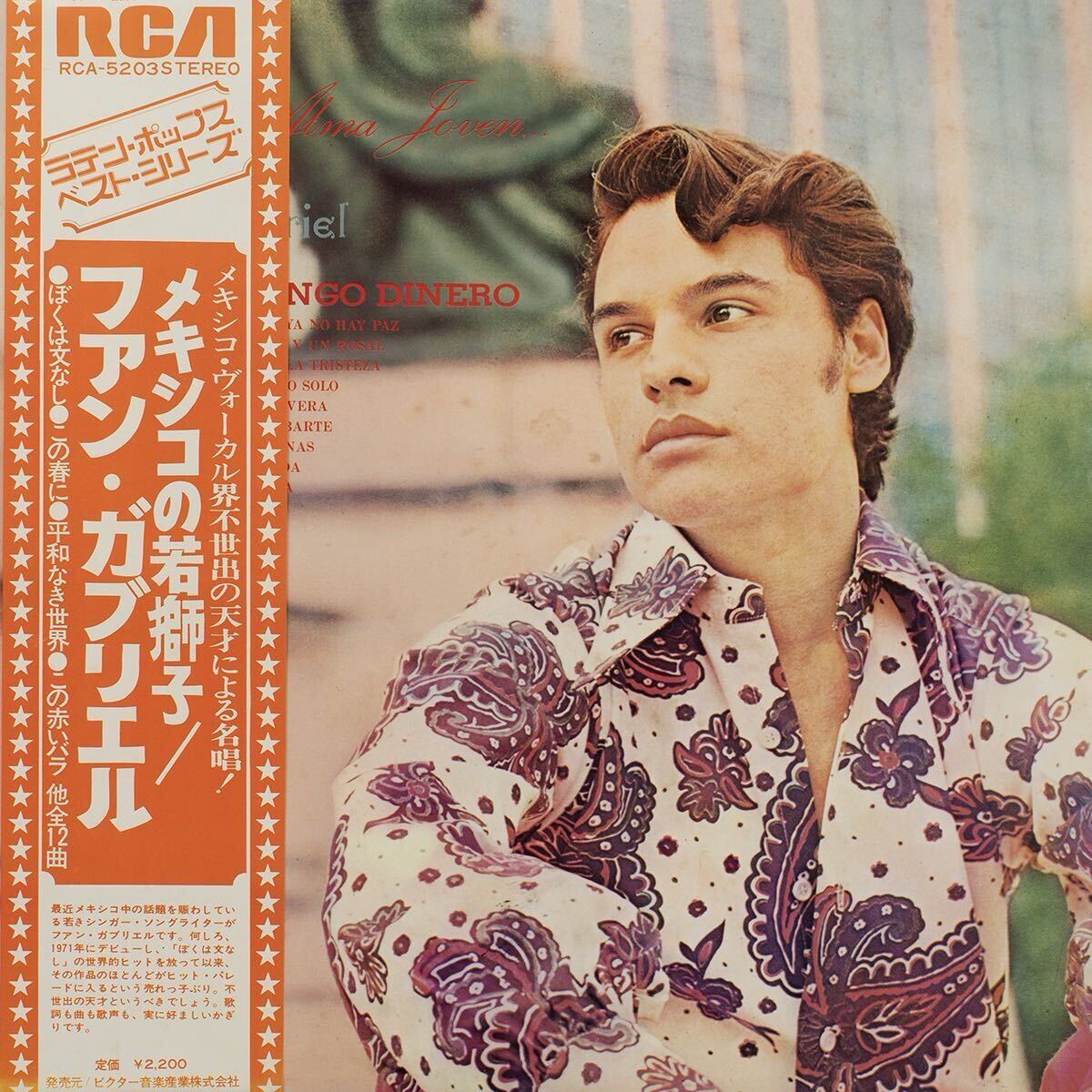 Juan Gabriel フアン・ガブリエル El Alma Joven / RCA-5203 / 補充カード 国内盤 Vinyl LP レコード拍卖
