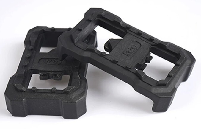 処分 Richy シマノSPDペダル対応 フラットペダルに変更 カーボンナイロン複合材 左右セット 1370 ゆうメール可拍卖