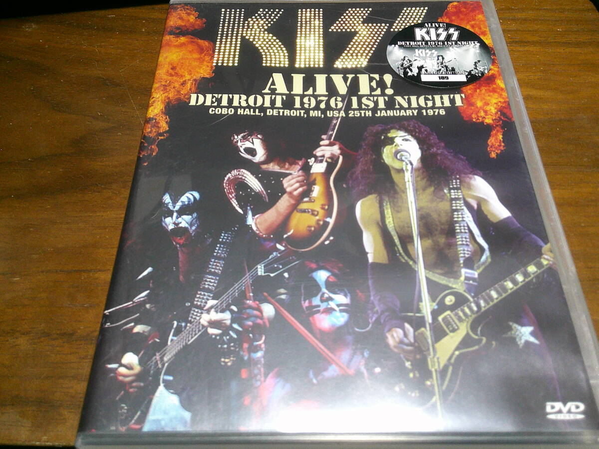 KISS《 ALIVE DETROIT 76 1ST NIGHT Pro-Shot 》★ライブ映像拍卖