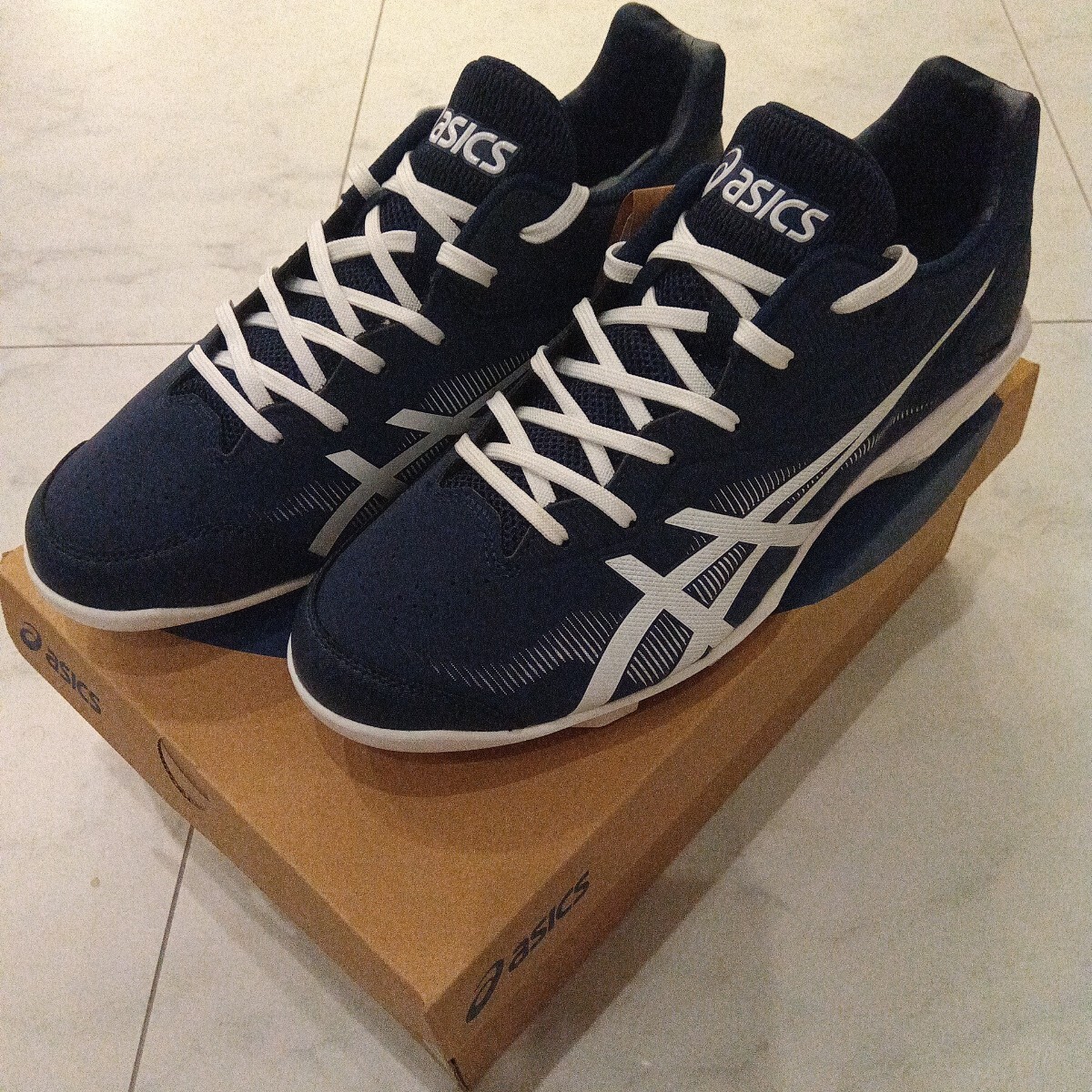 アシックス STAR SHINE 3 野球 スパイク 新品 未使用 サイズ26.5cm ネイビー スターシャイン 品番 1123A033 税込み9350円 ベースボール 紺拍卖