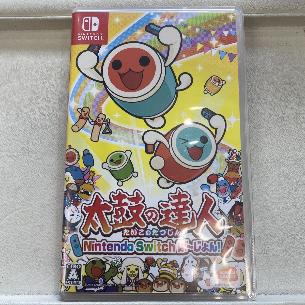 【中古保管品】 Nintendo Switch ソフト 太鼓の達人 Nintendo Switchば~じょん! BANDAI NAMCO バンダイナムコ拍卖
