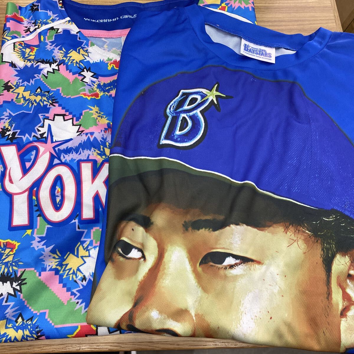 【中古保管品】 横浜DeNAベイスターズ 応援ユニフォーム ユニフォーム プロ野球 応援グッズ 2024 交流戦Tシャツ 伊勢大夢拍卖