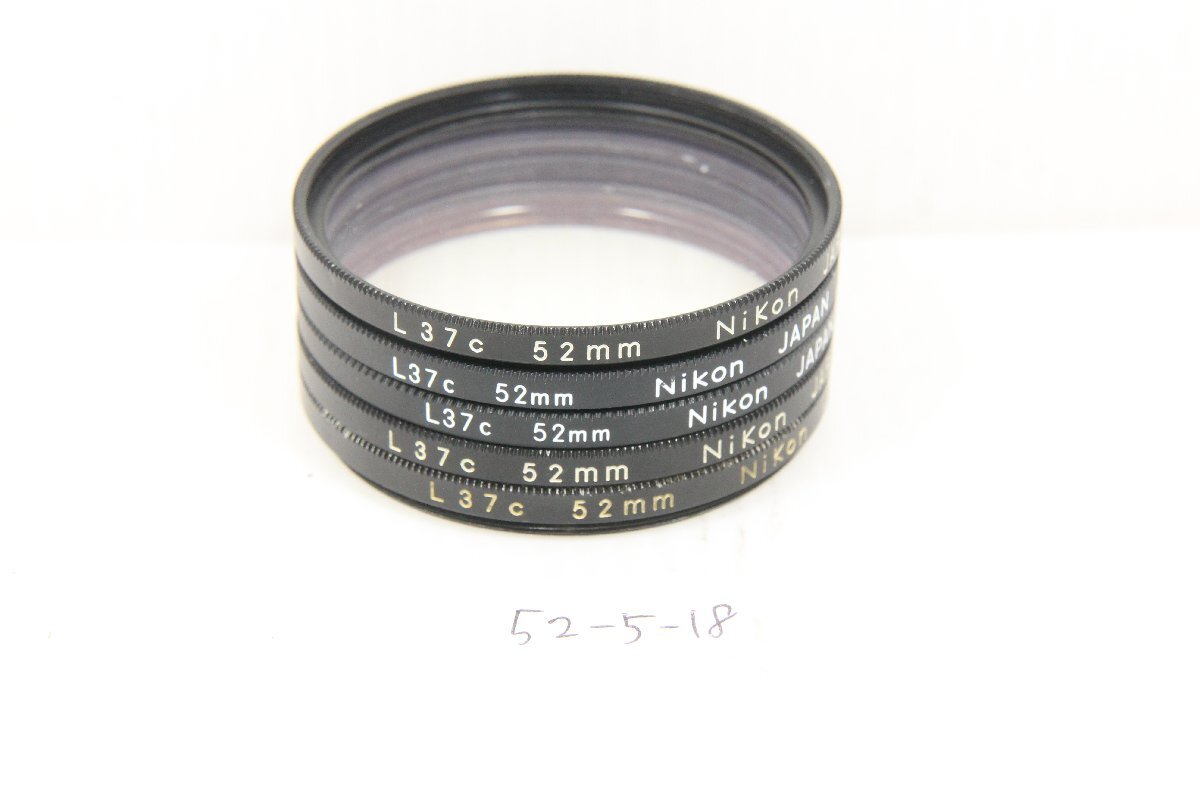 M160-52-5-18☆☆52mmフィルター ニコン L37c x5枚セット拍卖