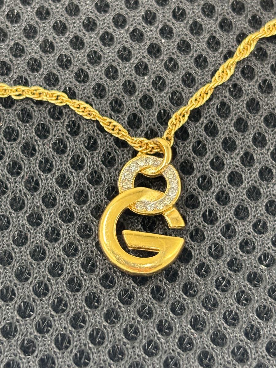 GIVENCHY Gロゴ ネックレス ジバンシィ ゴールドカラー チェーン約40cm 拍卖