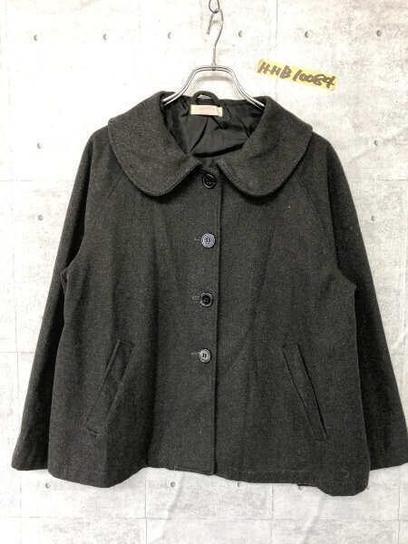 BROWNY ブラウニー メルトン生地 コート ジャケット グレー F拍卖