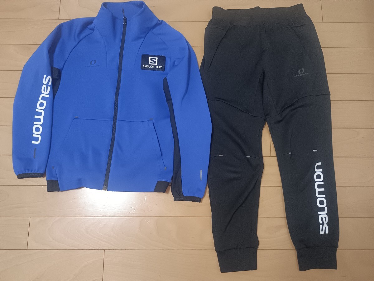 非売品選手支給品ONYONEオンヨネSALOMONサロモンチームジャージスーツ サイズS 上下セット拍卖