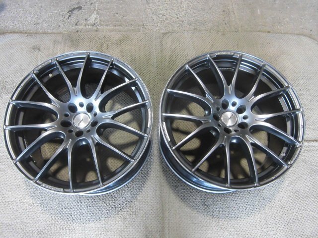 RAYS HOMURA 21x10J +36 5H PCD:120【2本セット】ジャンクパーツ【個人名宛て発送不可】拍卖