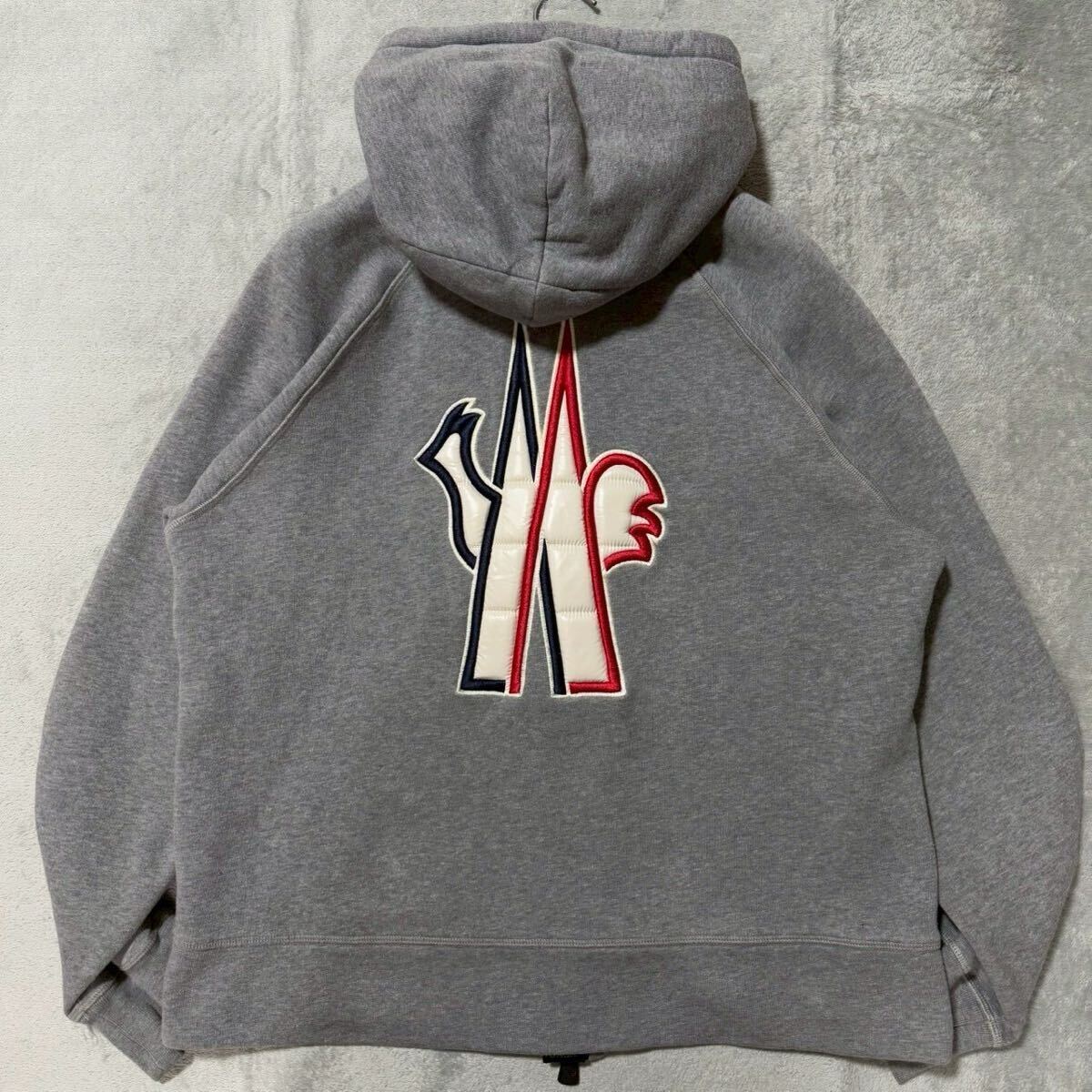 Lサイズ★MONCLER GRENOBLE モンクレール グルノーブル マグリア ジップパーカー Wジップ ブルゾン ジャケット フーディ バックロゴ 刺繍拍卖