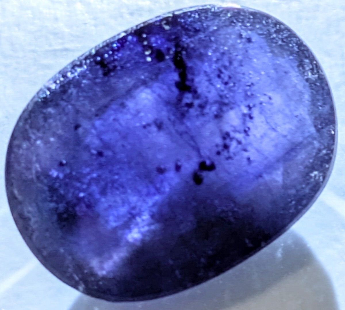 濃青 大粒天然ブルーサファイア 4.60ct 天然石 ルース サファイヤ 裸石 パワーストーン お守り 天然コランダム ロイヤルブルー系 宝石拍卖