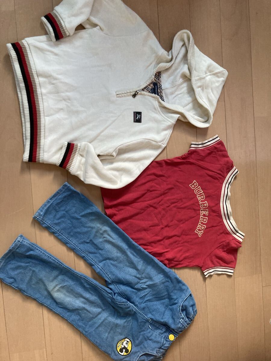 セーター Tシャツ トップス★デニム★ディズニー ミッキーマウス ベビードール BabyDole バーバリー Burberry★男の子、女の子でも拍卖
