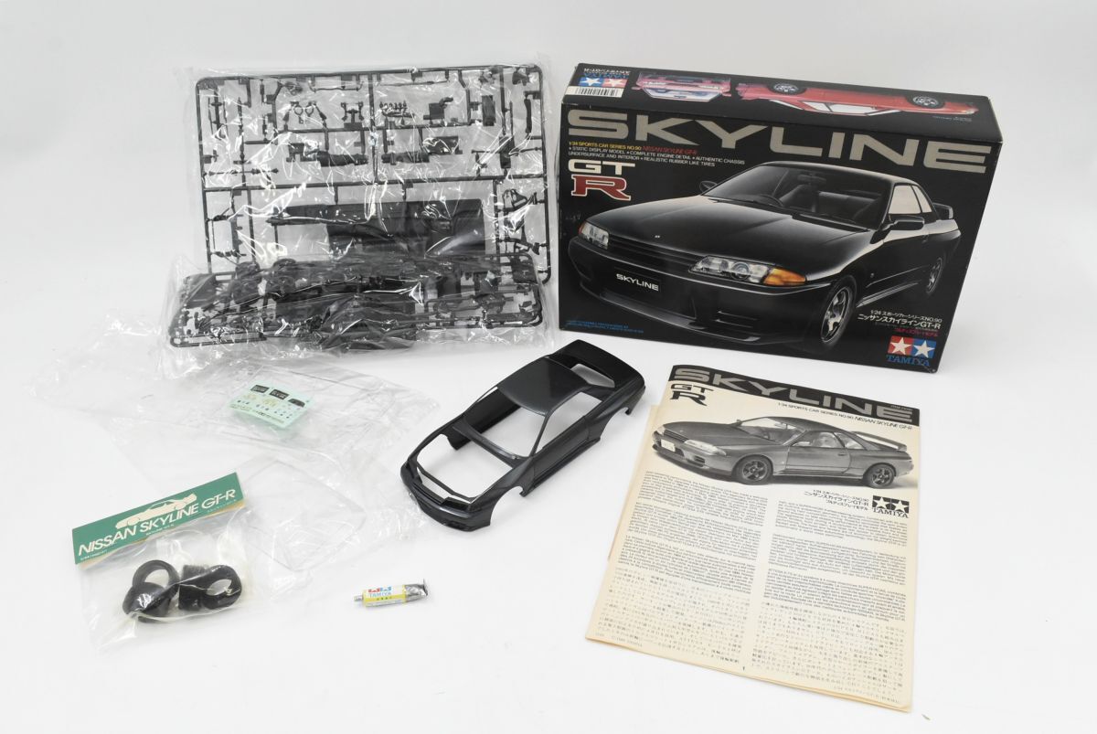 (1300M 1119H4) 1円~ TAMIYA タミヤ 1/24 NISSAN 日産 スカイライン GT-R フルディスプレイ プラモデル コレクション拍卖