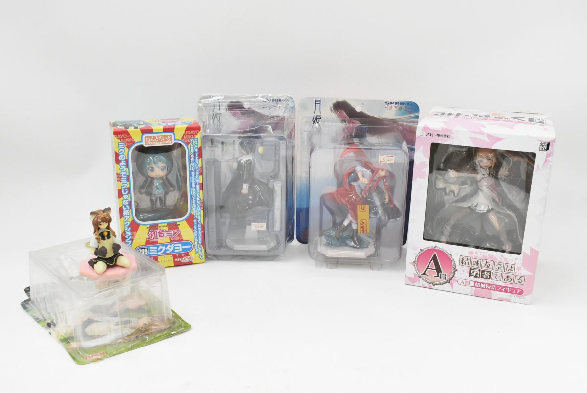(1301P 1120H12) 1円~ フィギュア 5点セット 初音ミク 月姫 シエル 遠野秋葉 森野苺 勇者 結城友奈 一番くじ クレーンゲーム拍卖