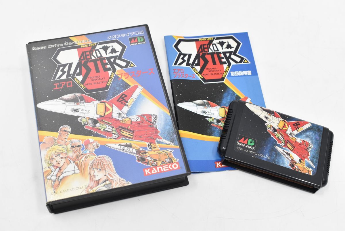 (1301S 1121T4)1円~ メガドライブ ソフト エアロブラスターズ AERO BLASTERS 箱 説明書付 KANEKO SEGA セガ【読み込み未確認】拍卖