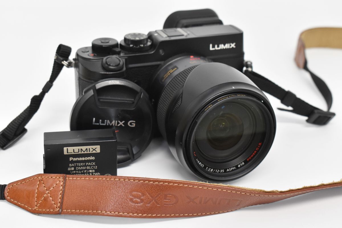 (1301S 1124M4) 1円~ Panasonic パナソニック LUMIX ルミックス DMC-GX8 ミラーレス一眼 VARIO 1:2.8/12-35 ASPH. φ58 【ジャンク品】拍卖