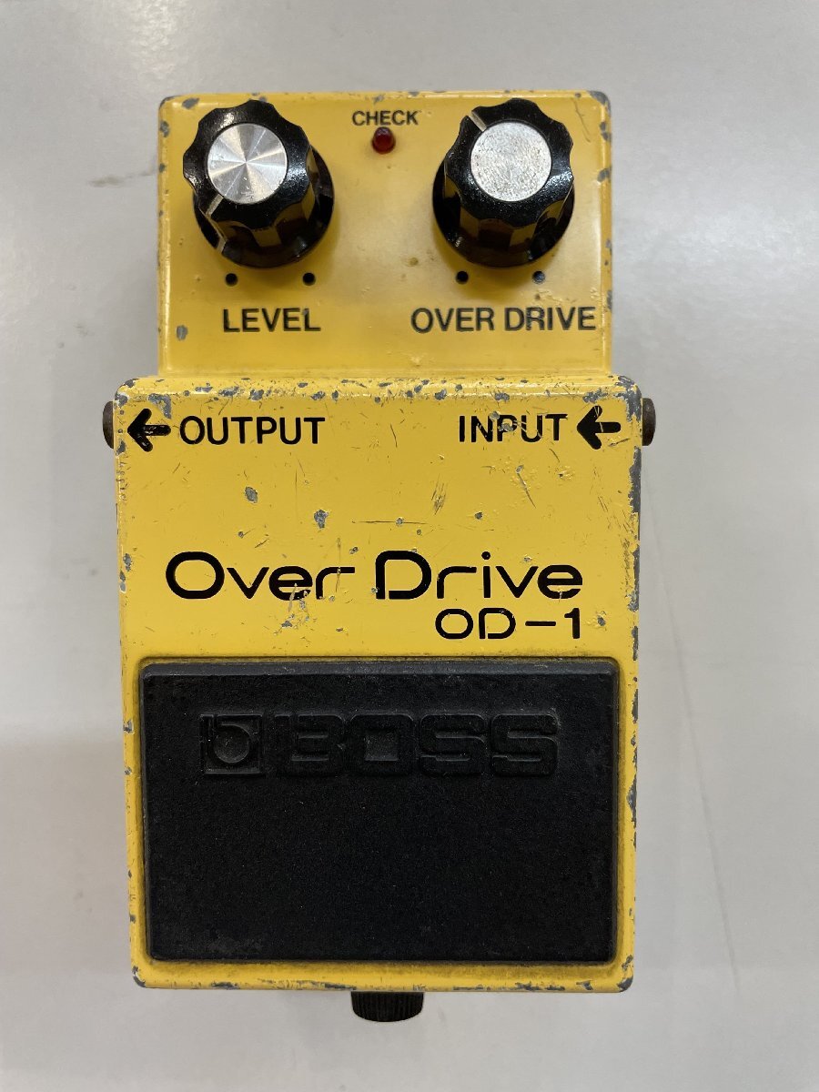 【全国送料無料】中古品 BOSS エフェクター Over Drive OD-1 オーバードライブ 黒ネジ拍卖