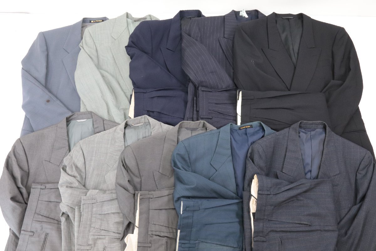 【18点】BALENCIAGA バレンシアガ × JOHN FORD 含他 スーツ ジャケット スラックス A3 等含 オーダー メンズ 服 背広 まとめ売り 3672-NA拍卖