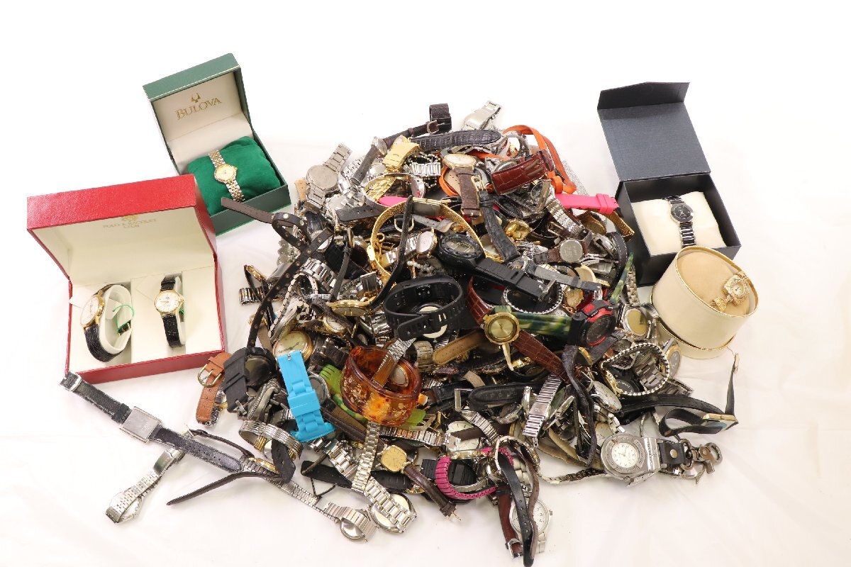 【約220点】SEIKO セイコー CITIZEN シチズン CASIO カシオ 等 ブランド色々 腕時計 懐中時計 メンズ レディース 大量まとめ売り 3741-HA拍卖