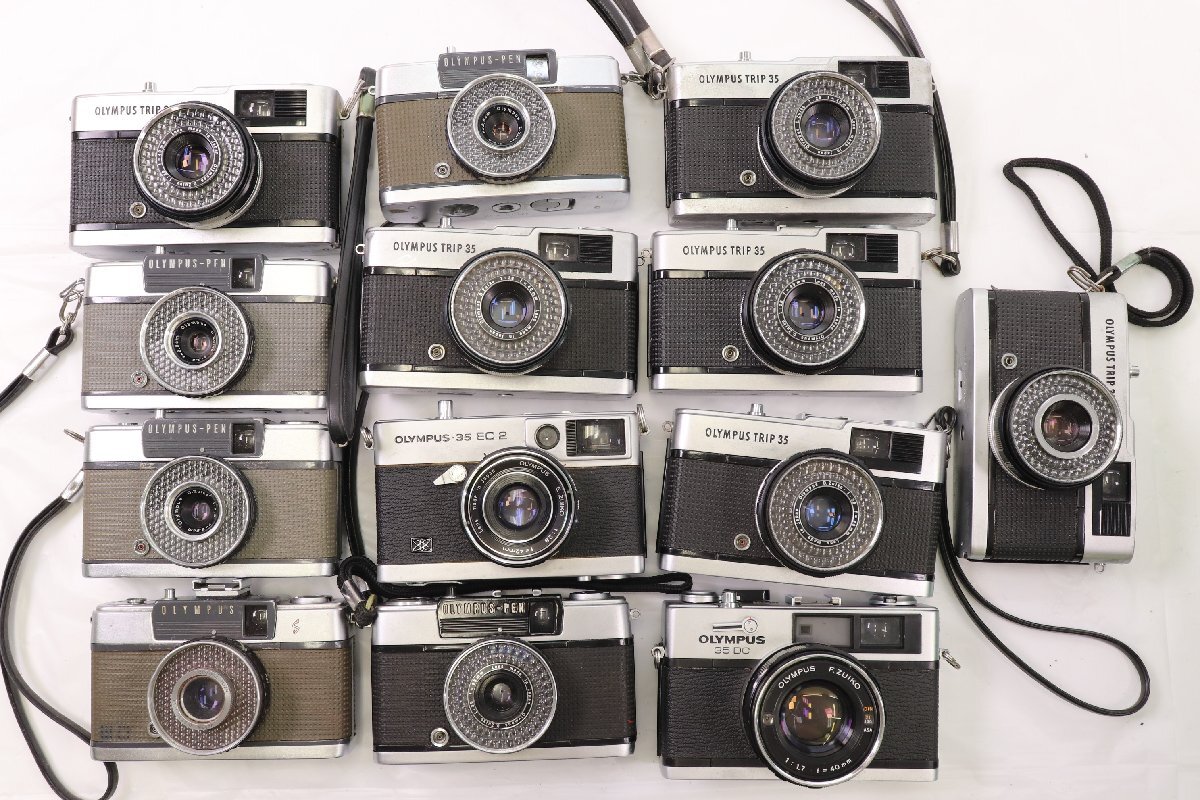 【13点】OLYMPUS オリンパス PEN-EE/TRIP 35/35 DC 等 まとめ売り コンパクトカメラ フィルムカメラ レンジファインダー 4236-K拍卖