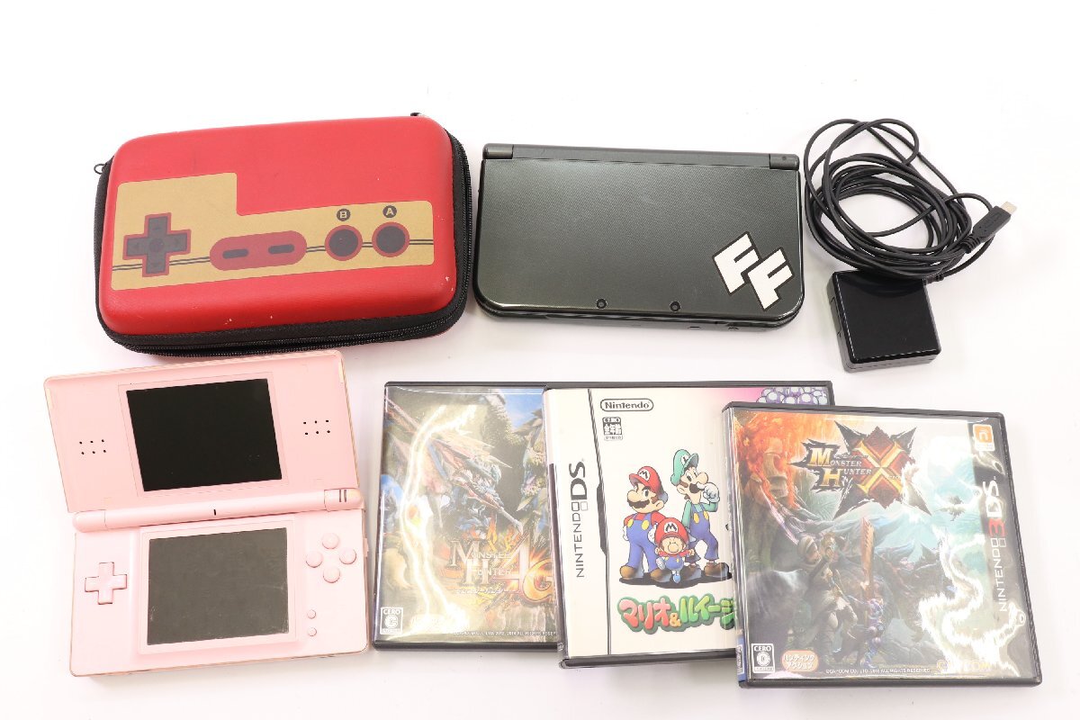 【10点】Nintendo 任天堂 3DS LL/DS Lite USG-001 本体 モンハン/FF/マリオ 等 ソフト ゲーム機 現状品 動作未確認 まとめ売り 4007-MM拍卖