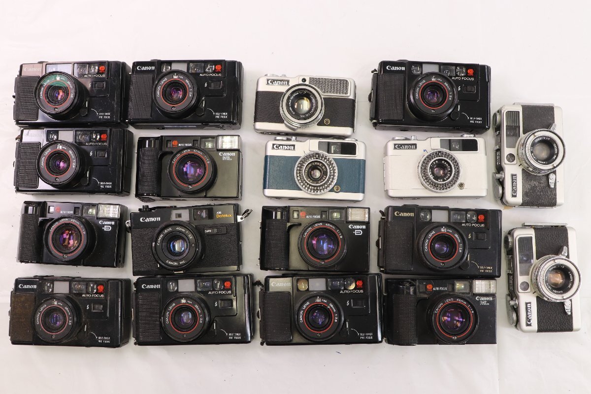 【18点】CANON キャノン コンパクトカメラ フィルムカメラ AF35M/AF35ML/DEMI EE17 等 まとめ売り 4017-Y拍卖