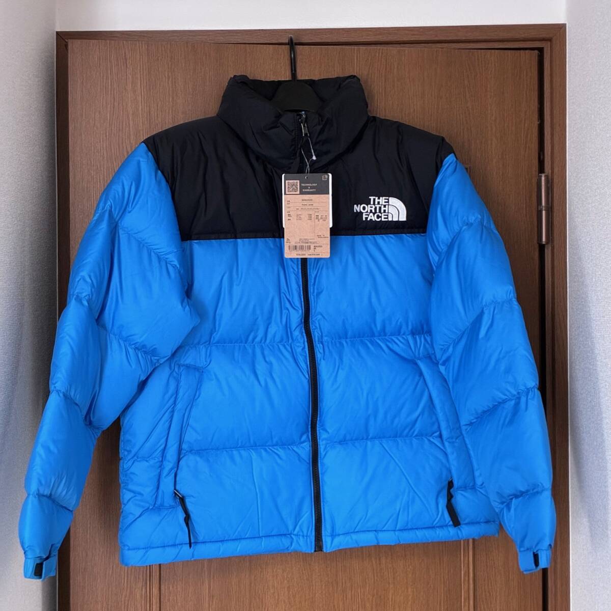 【未使用品】THE NORTH FACE ノースフェイス ヌプシジャケット(メンズ・Sサイズ) ブラック×クリアレイクブルー拍卖