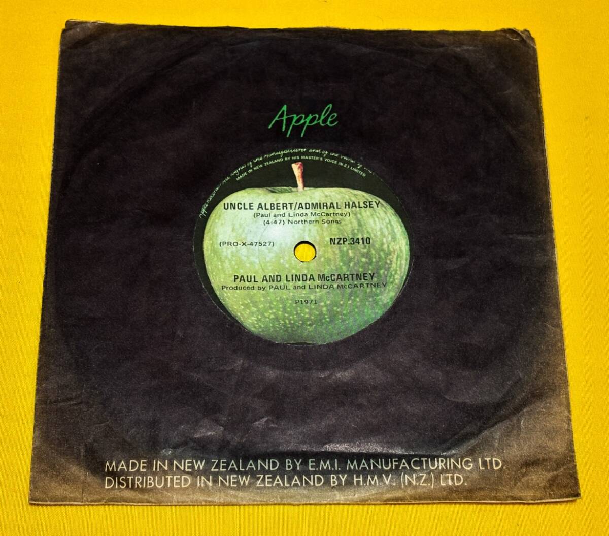 ◆ニュージーランドORG◆ PAUL & LINDA McCARTNEY / UNCLE ALBERT ◆PAUL McCARTNEY/レアEP /EP10枚まで送料230円拍卖
