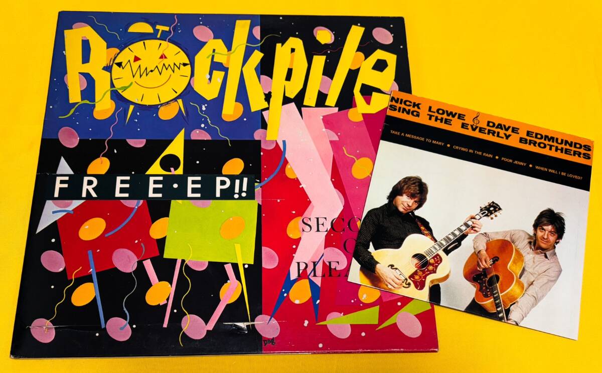 ◆UK ORG 美盤!◆ ROCKPILE / SECONDS OF PLEASURE ◆NICK LOWE/DAVE EDMUNDS/初回フリーEP付き/初回マトA1/B1拍卖