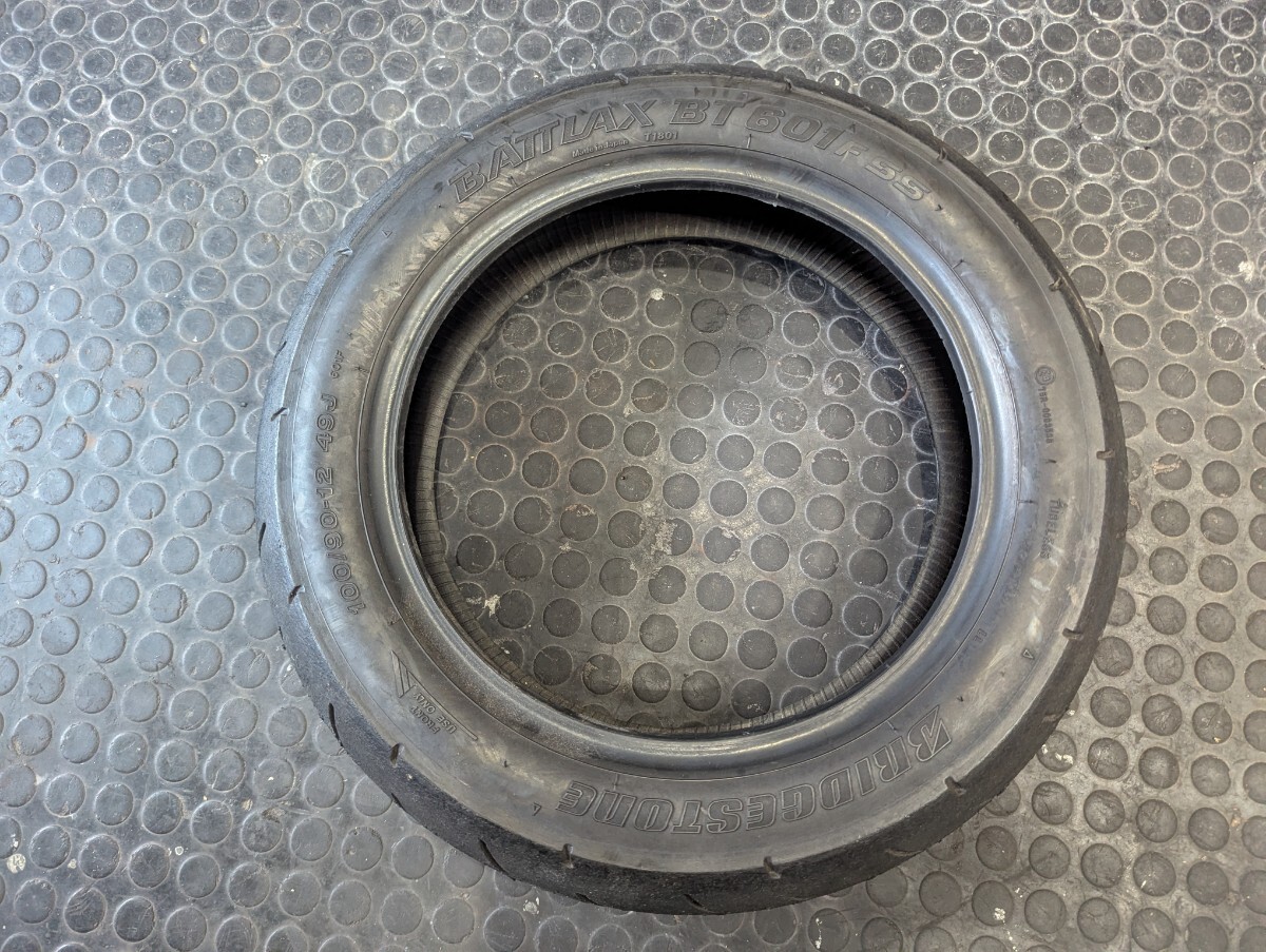 バトラックス BT601FSS 100/90-12 49J 2021年製 BT601 ブリジストン拍卖