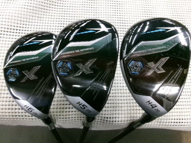 ■599・605・612■中古良品■XXIO X■2024■3本■H4(20°)H5(23°)H6(26°)■Miyazaki AX-3 カーボン■フレックスS■ゼクシオ エックス■拍卖