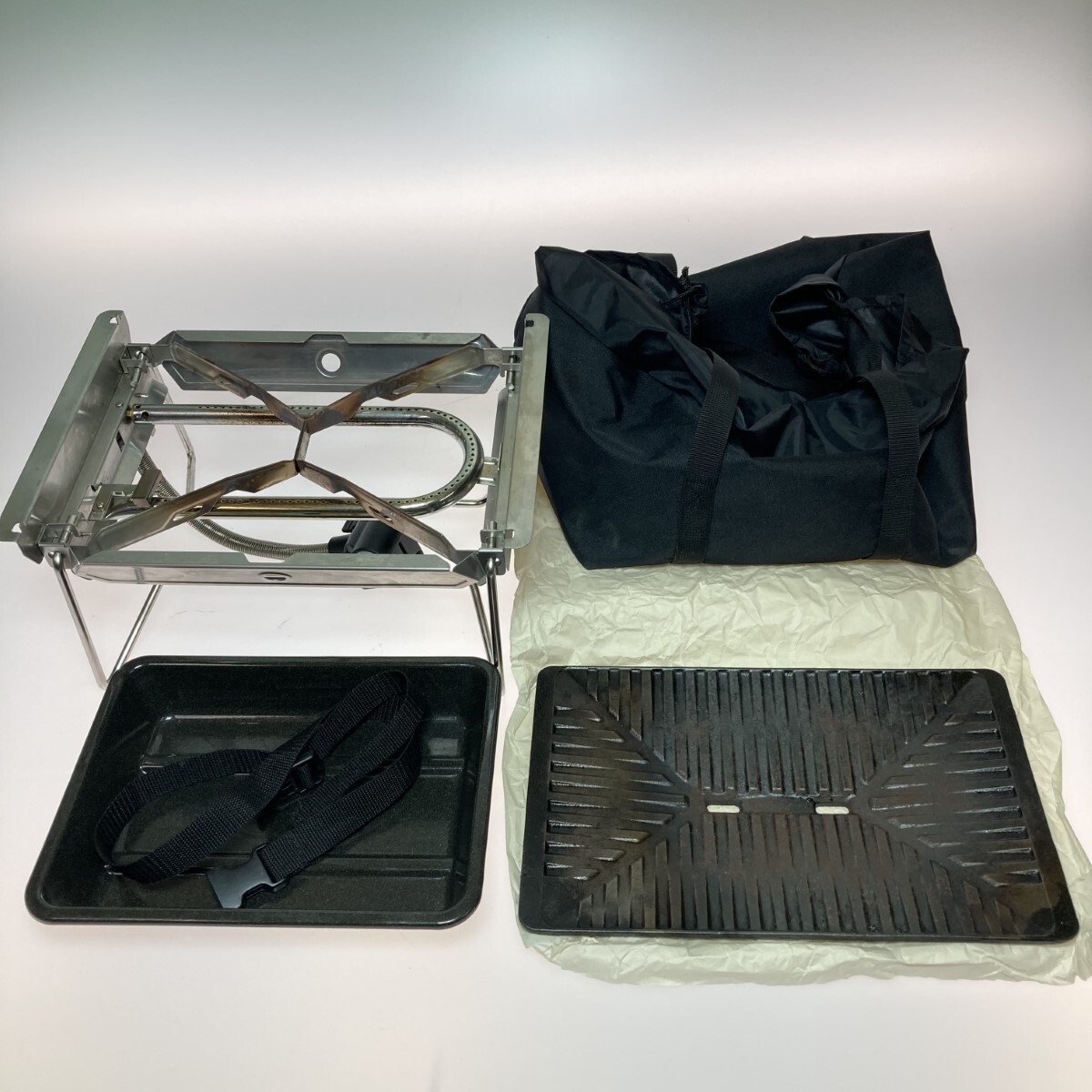 ◎◎ snowpeak スノーピーク リルバーナー 雪峰苑 油汚れ サビ有 GS-355 傷や汚れあり拍卖