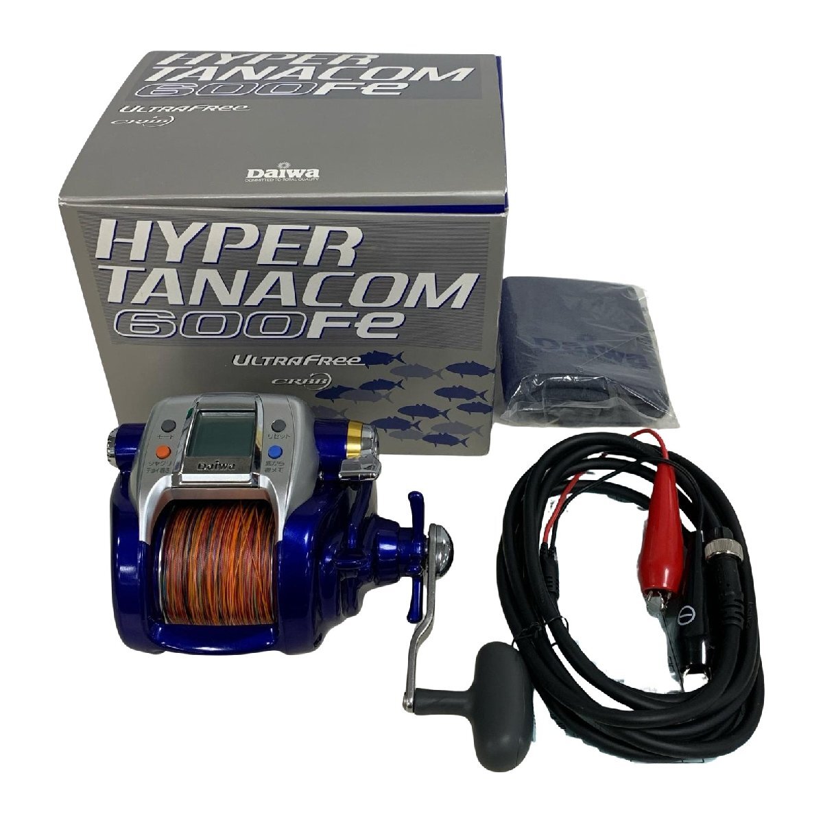 ★★ DAIWA ダイワ ハイパータナコン 600Fe 電動リール 箱、電源コード付 801387 目立った傷や汚れなし拍卖