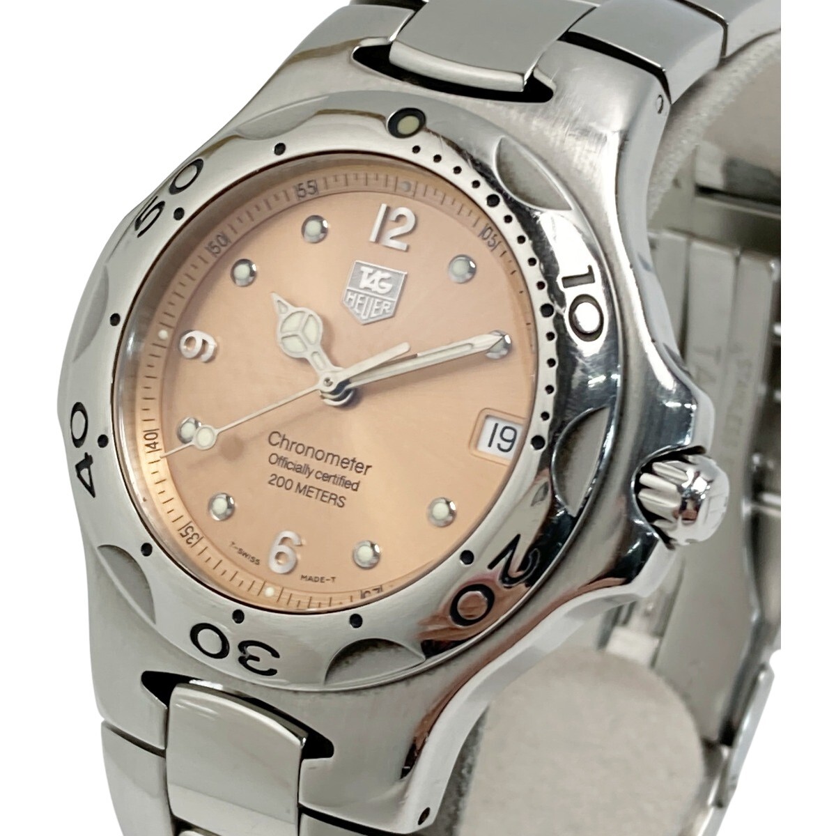 ☆☆ TAG HEUER タグホイヤー キリウム クロノメーター デイト WL5114 オレンジ 自動巻き メンズ 腕時計 箱・取説有 傷や汚れあり拍卖