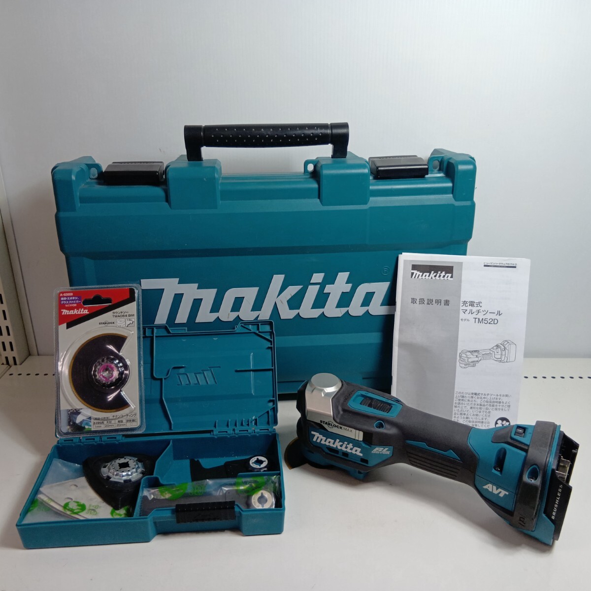 MAKITA マキタ マルチツール TM52D ブルー 程度B ケース付 コードレス式 18v 0403985 キズ・ヨゴレ有 やや傷や汚れあり拍卖
