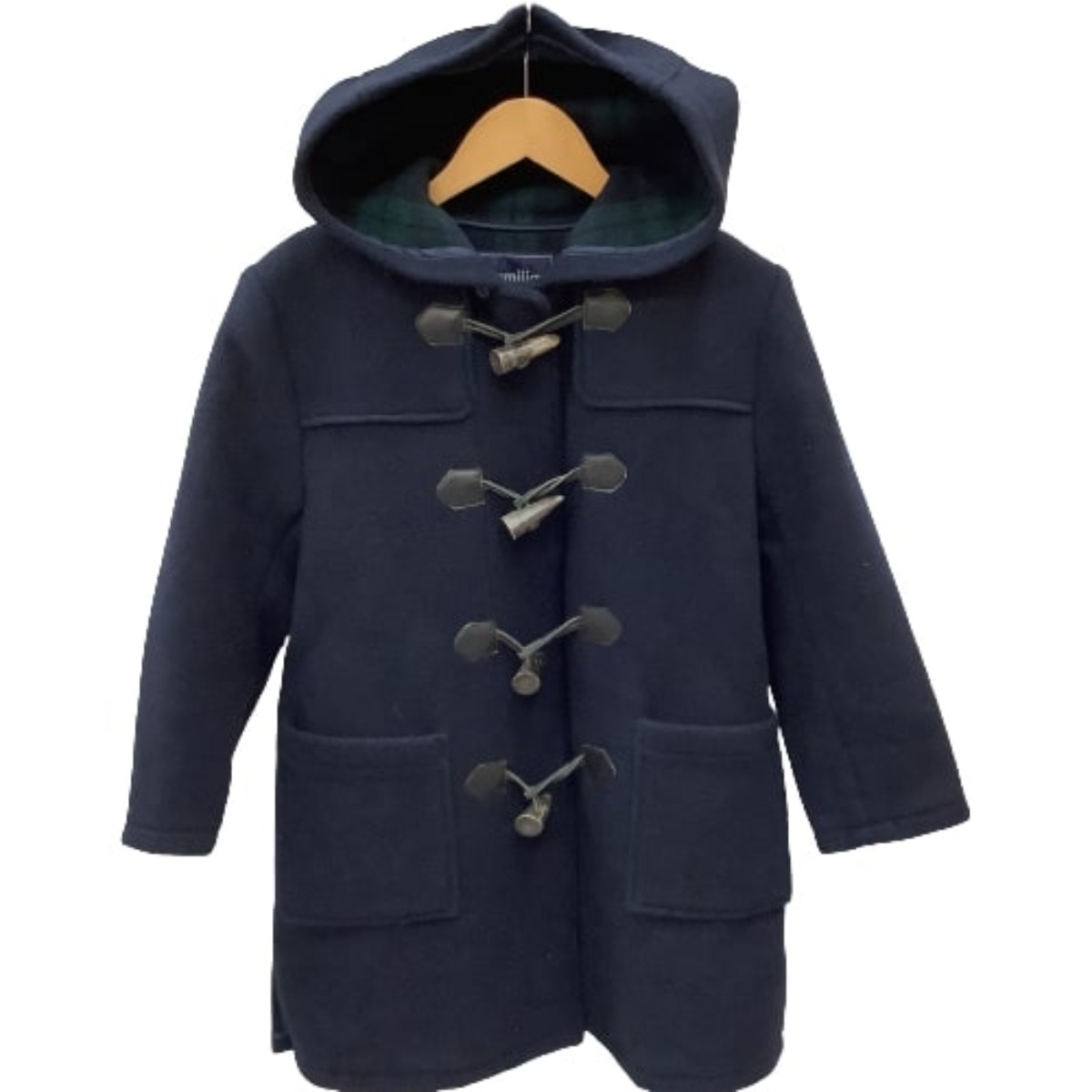 familiar ファミリア キッズ 男の子 女の子 ダッフルコート SIZE 140cm ネイビー やや傷や汚れあり拍卖