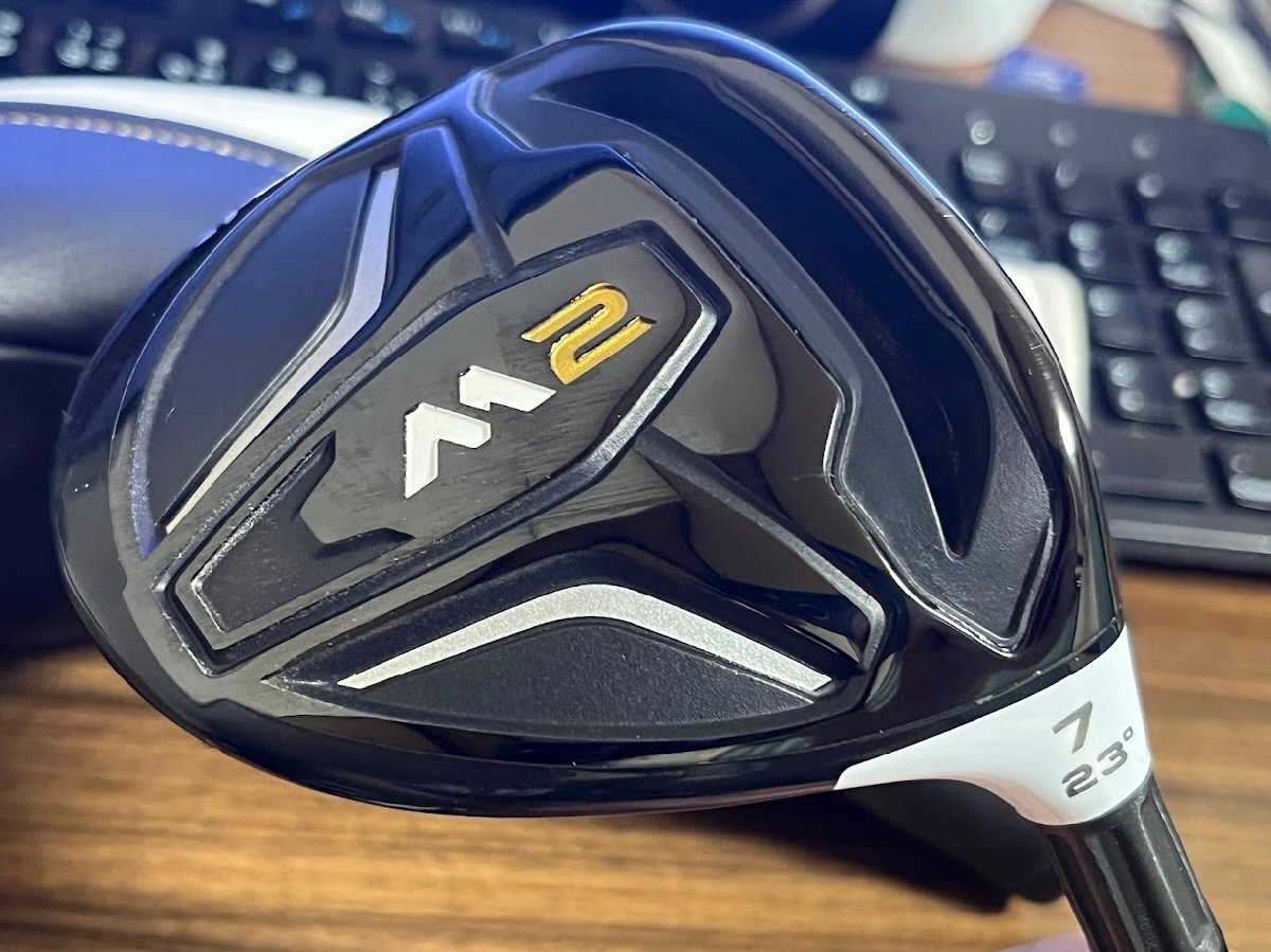 中古 taylormade テイラーメイド テーラーメイド M2 7番 23° TM1-216 flex-S フレックスS 三菱 カーボン (WU)拍卖