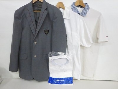 私立岡山理科大学附属高等学校 BEAMS SCHOOL ブレザー 180A /半袖シャツ L /未使用 半袖シャツ LL /半袖ポロシャツ L /中古品 SG P11.0拍卖