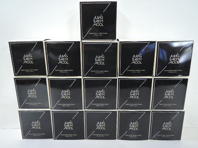 JUNG SAEM MOOL ジョンセンムル ファンデ JSM エッセンシャル スキンヌーダークッション ♯ミディアム 本体+レフィル 経年保管/未使用品拍卖